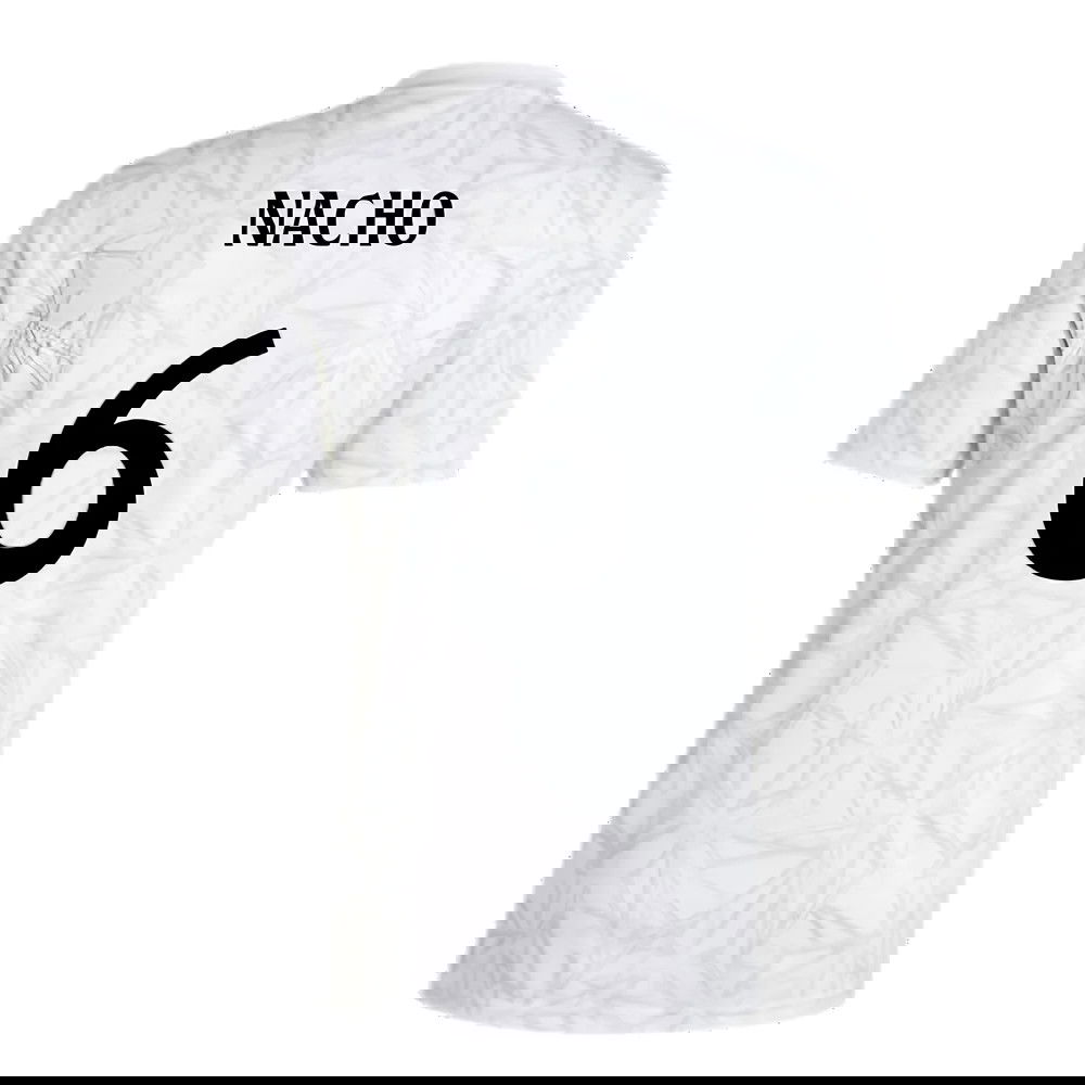 2024-2025 Real Madrid Pre-Match Shirt (White) (Nacho 6)