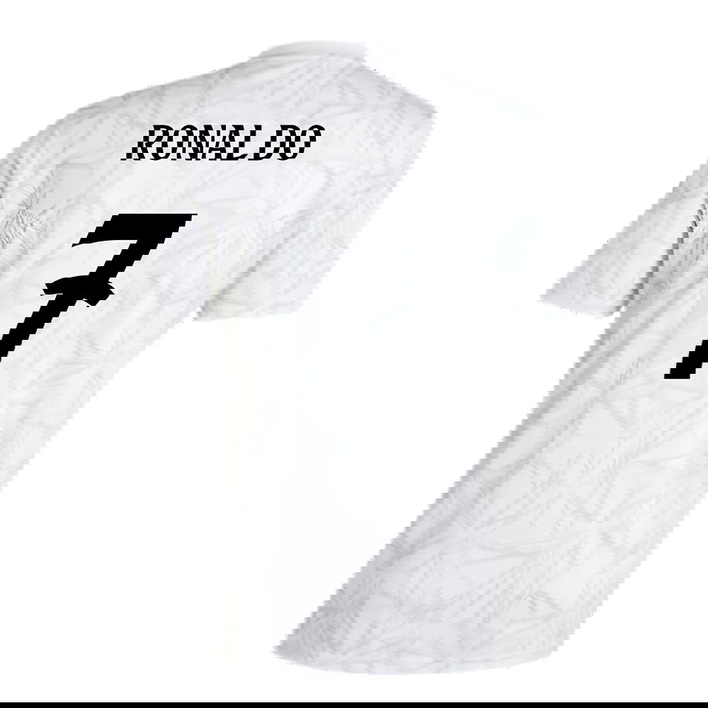 2024-2025 Real Madrid Pre-Match Shirt (White) (Ronaldo 7)