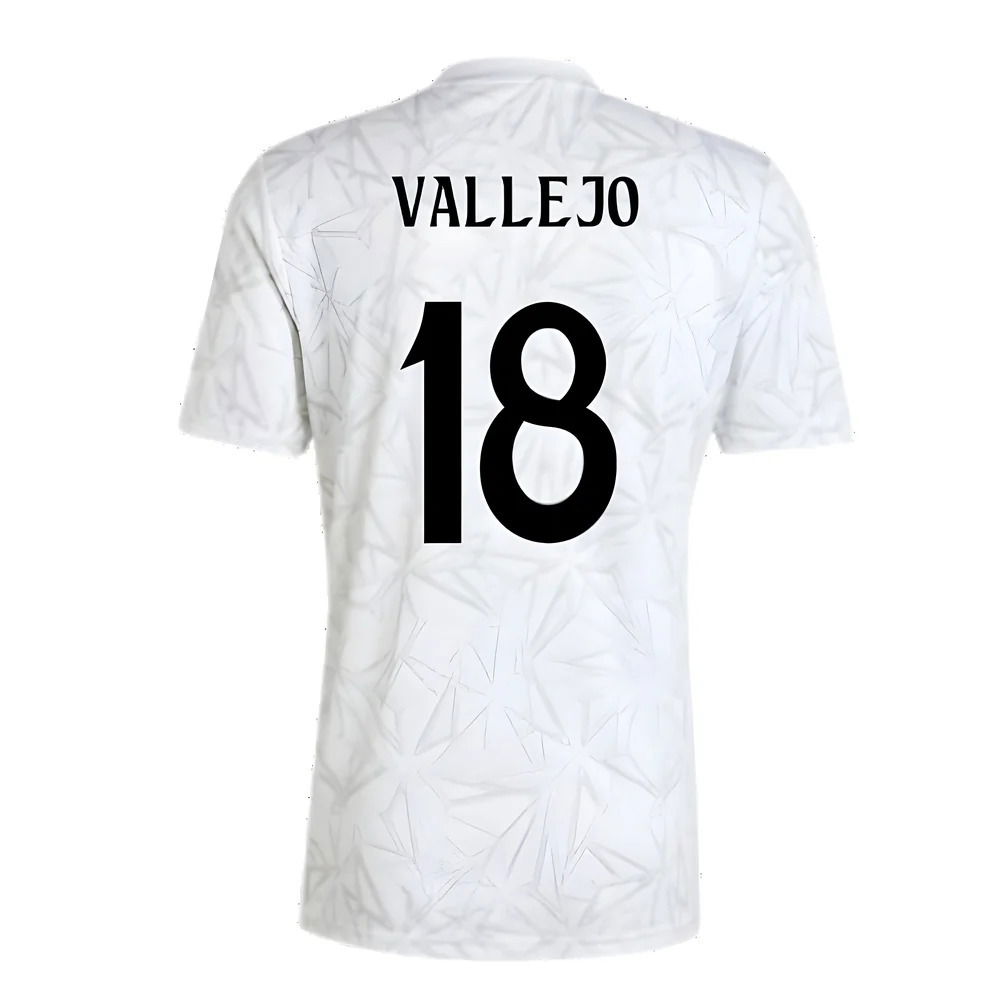 2024-2025 Real Madrid Pre-Match Shirt (White) (Vallejo 18)