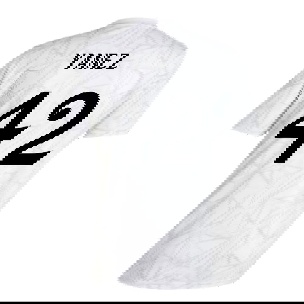 2024-2025 Real Madrid Pre-Match Shirt (White) (Yanez 42)