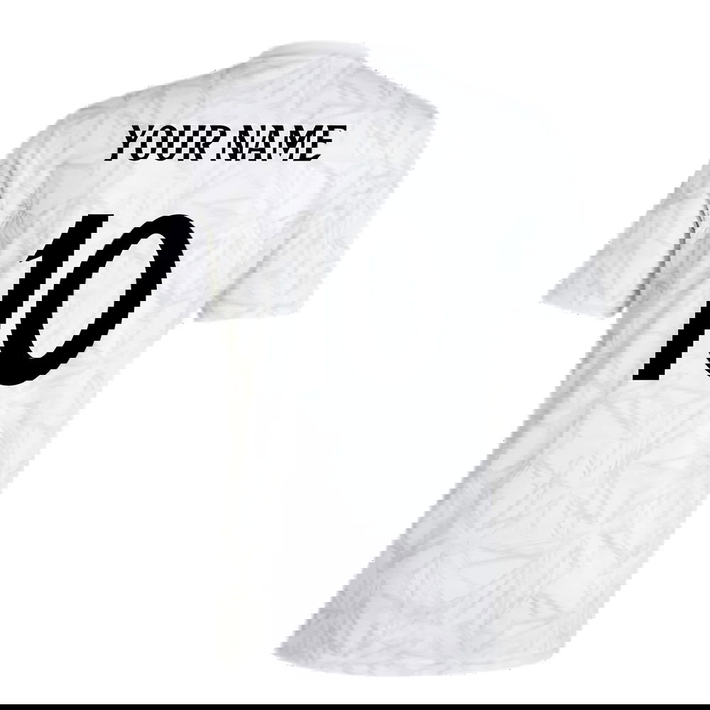 2024-2025 Real Madrid Pre-Match Shirt (White) (Your Name)
