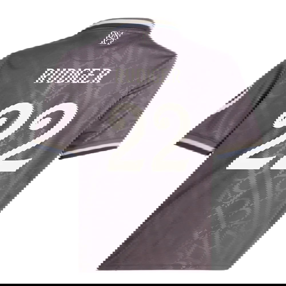 2024-2025 Real Madrid Third Youth Kit (Rudiger 22)