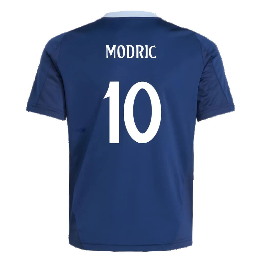 2024-2025 Real Madrid Training Jersey (Navy) - Kids (Modric 10)