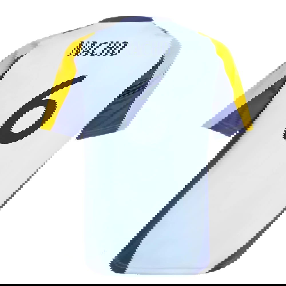 2024-2025 Real Madrid Training Shirt (Glow Blue) - Kids (Nacho 6)