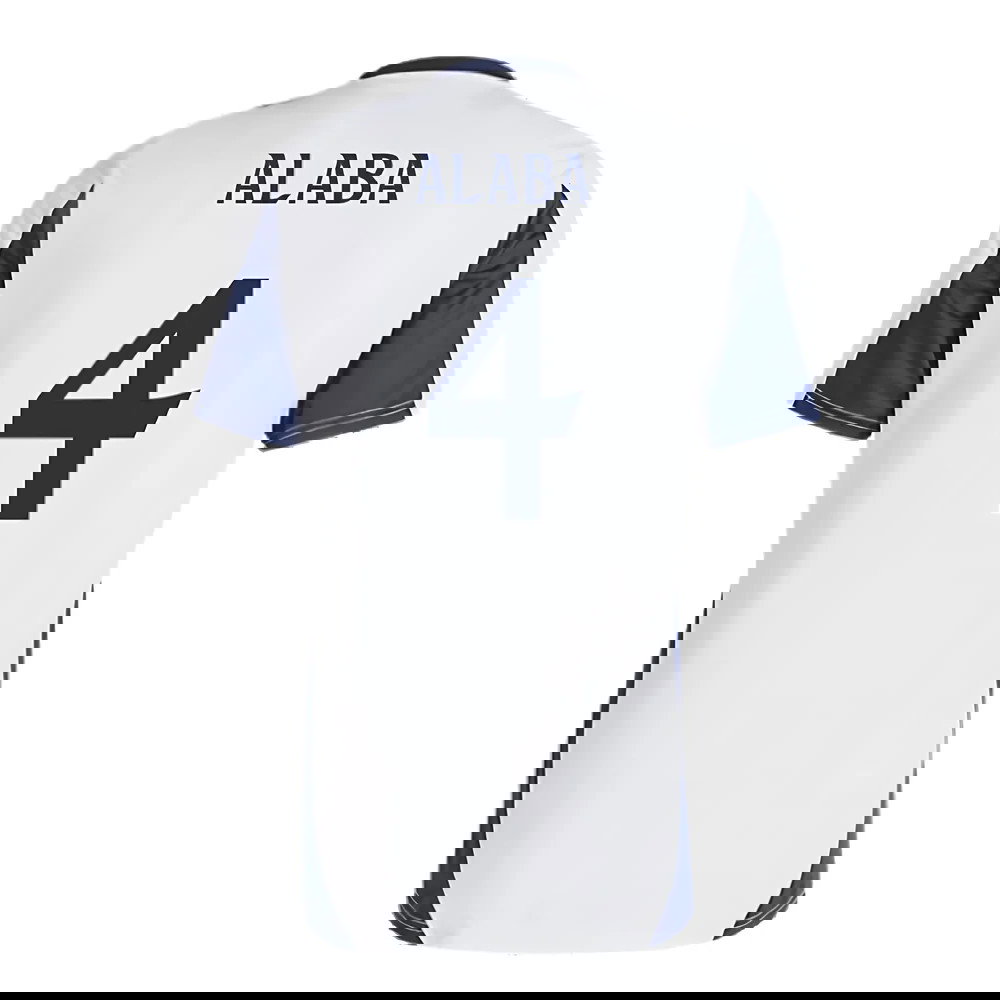 2024-2025 Real Madrid Training Shirt (White) (Alaba 4)