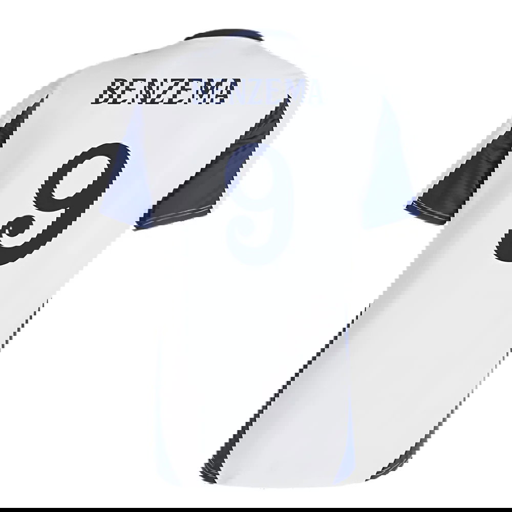 2024-2025 Real Madrid Training Shirt (White) (Benzema 9)