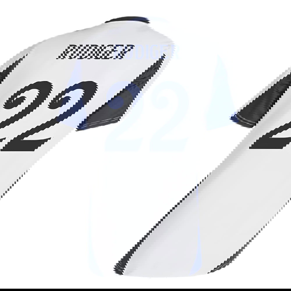 2024-2025 Real Madrid Training Shirt (White) (Rudiger 22)