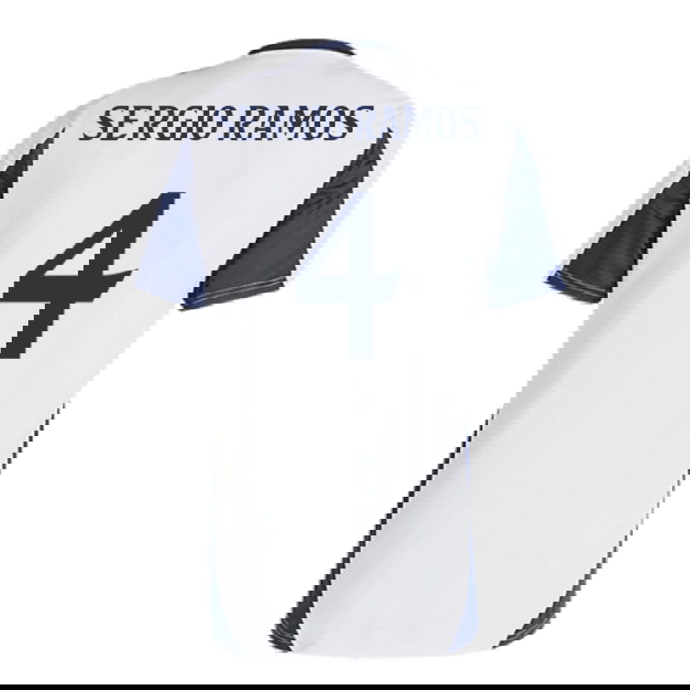 2024-2025 Real Madrid Training Shirt (White) (Sergio Ramos 4)