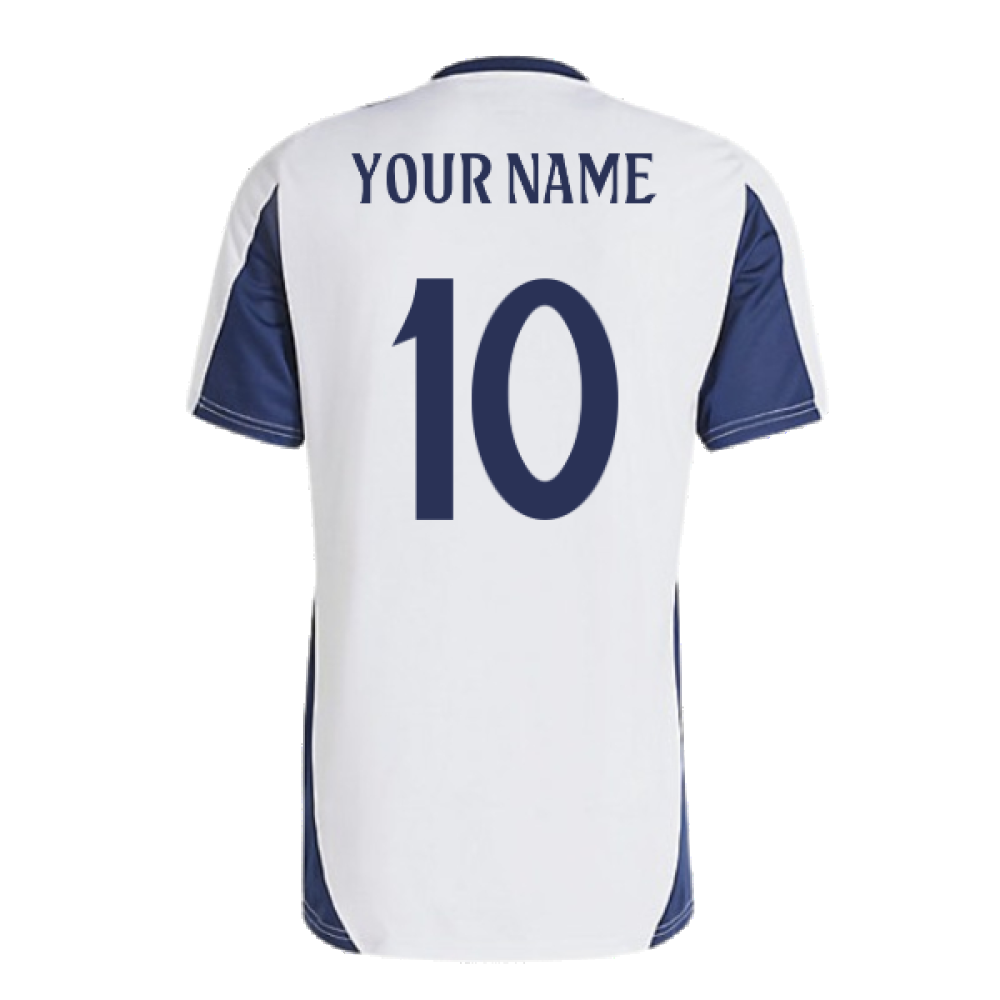 2024-2025 Real Madrid Training Shirt (White) (Your Name)