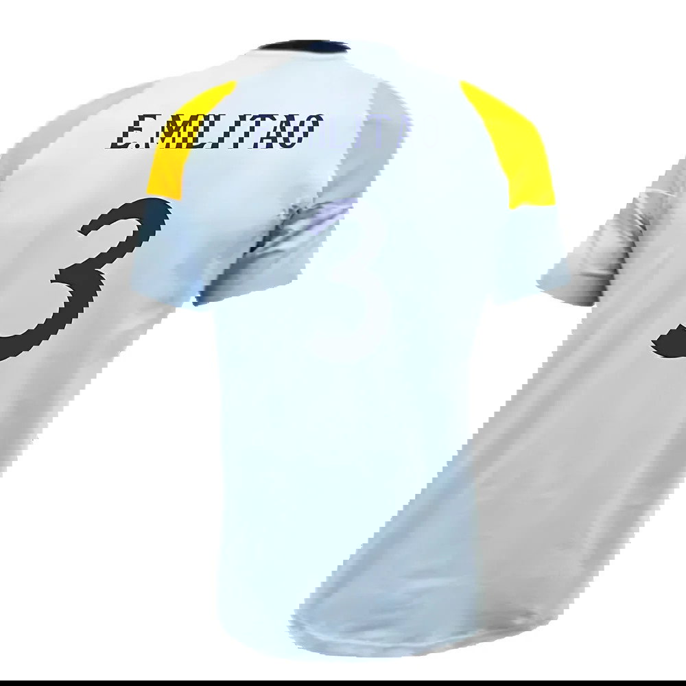 2024-2025 Real Madrid Training Tee (Glow Blue) (E.Militao 3)