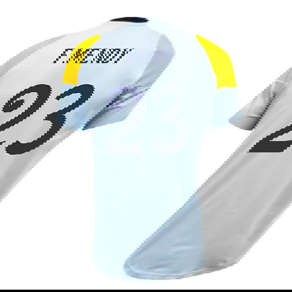 2024-2025 Real Madrid Training Tee (Glow Blue) (F.Mendy 23)