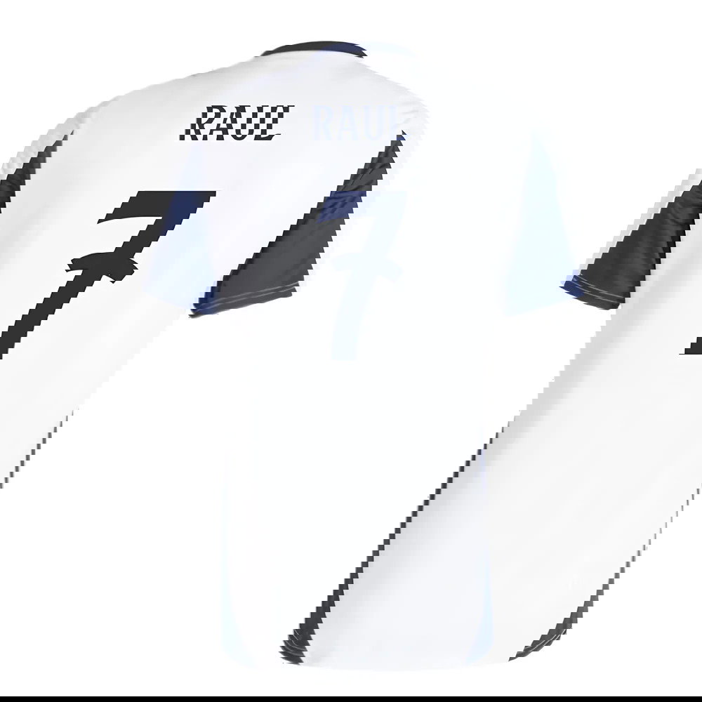 2024-2025 Real Madrid Training Tee (White) (Raul 7)