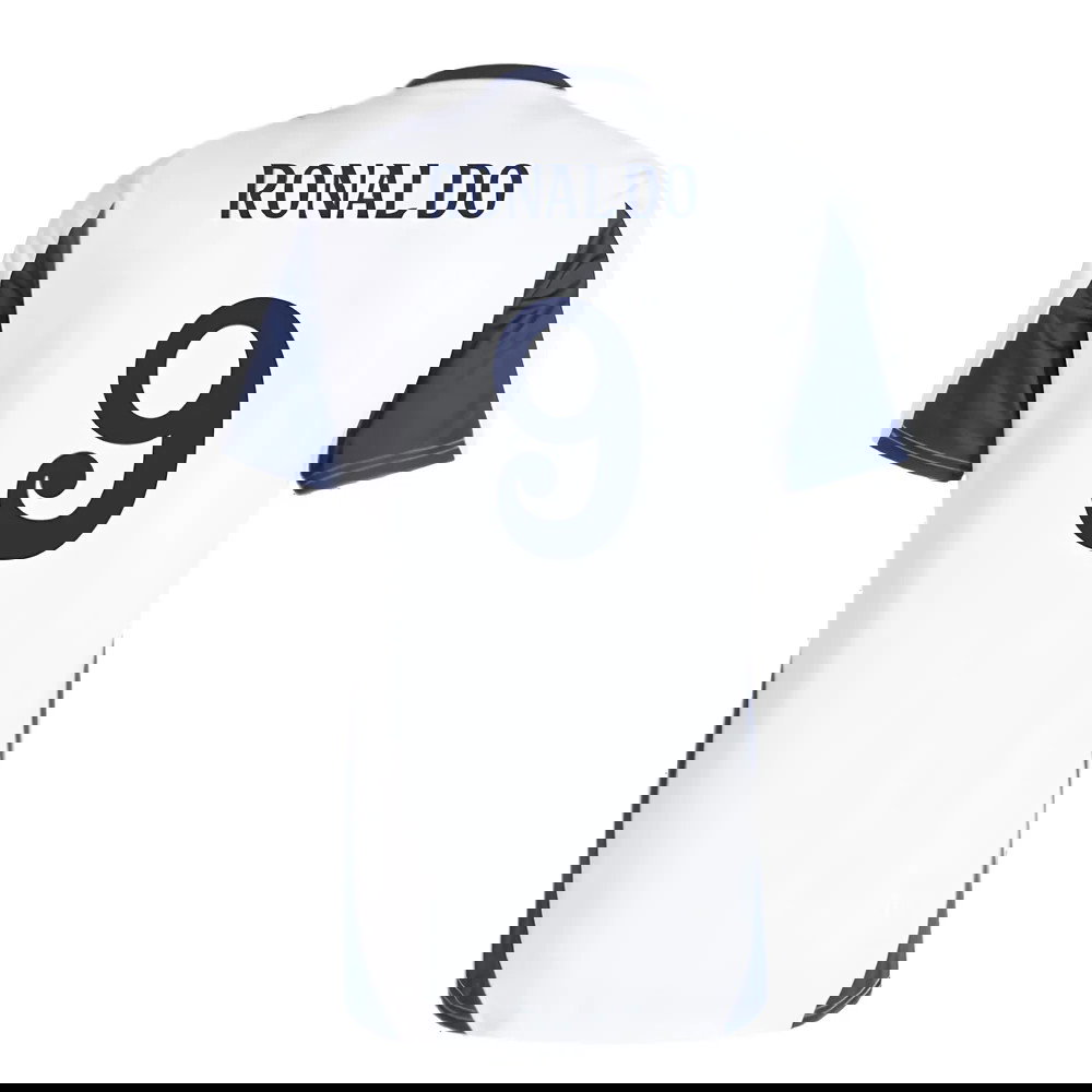 2024-2025 Real Madrid Training Tee (White) (Ronaldo 9)