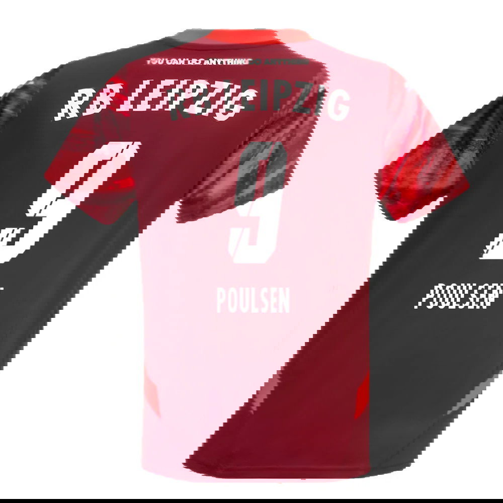 2024-2025 Red Bull Leipzig Away Shirt (Kids) (Poulsen 9)