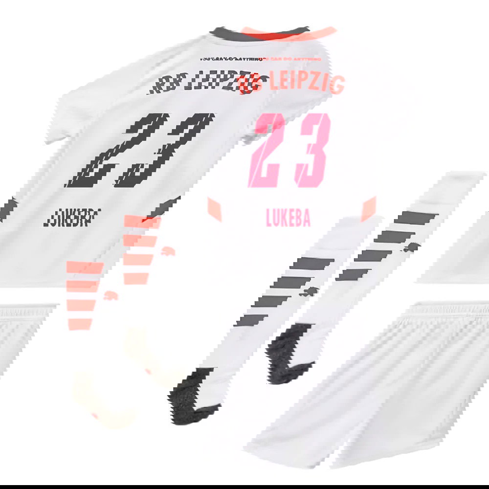 2024-2025 Red Bull Leipzig Home Mini Kit (Lukeba 23)