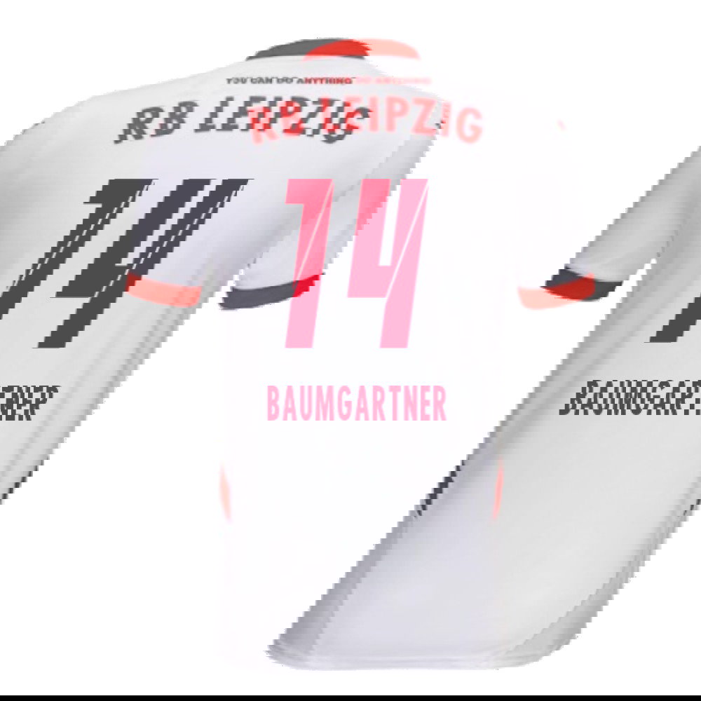 2024-2025 Red Bull Leipzig Home Shirt (Kids) (Baumgartner 14)
