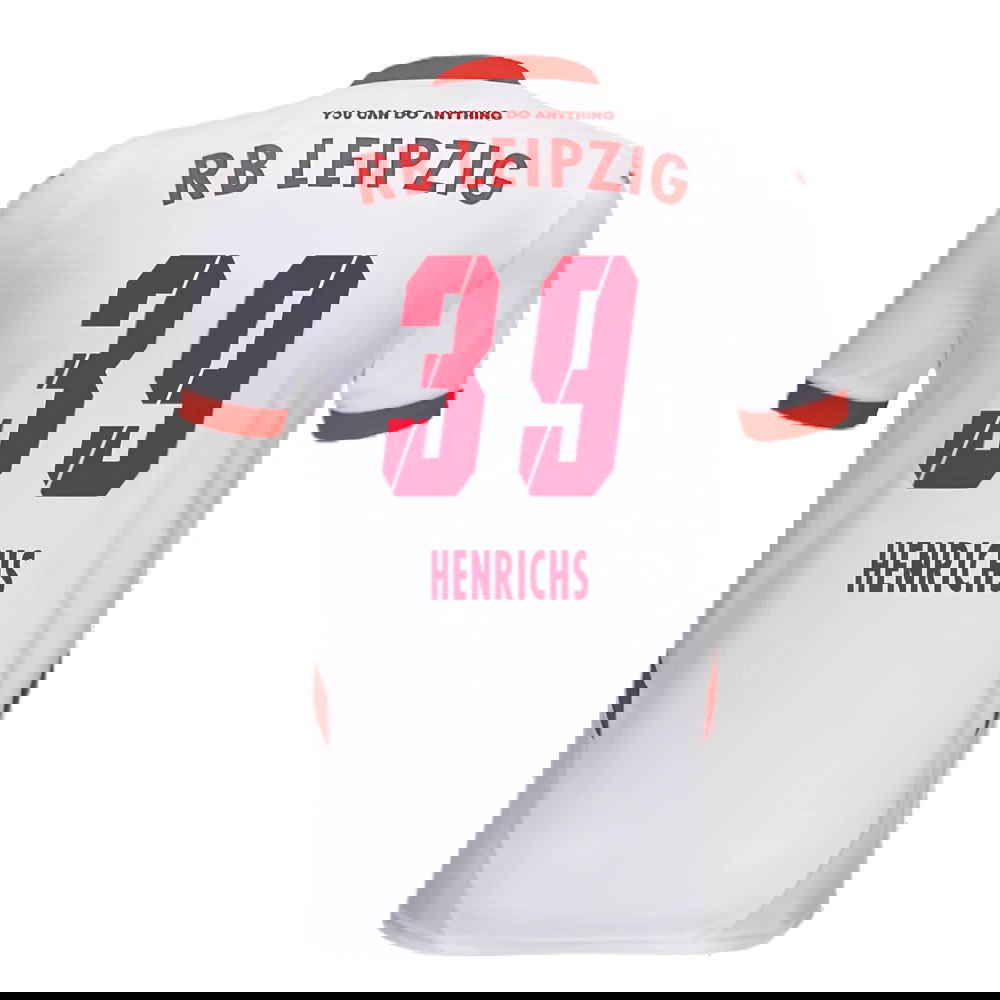 2024-2025 Red Bull Leipzig Home Shirt (Kids) (Henrichs 39)