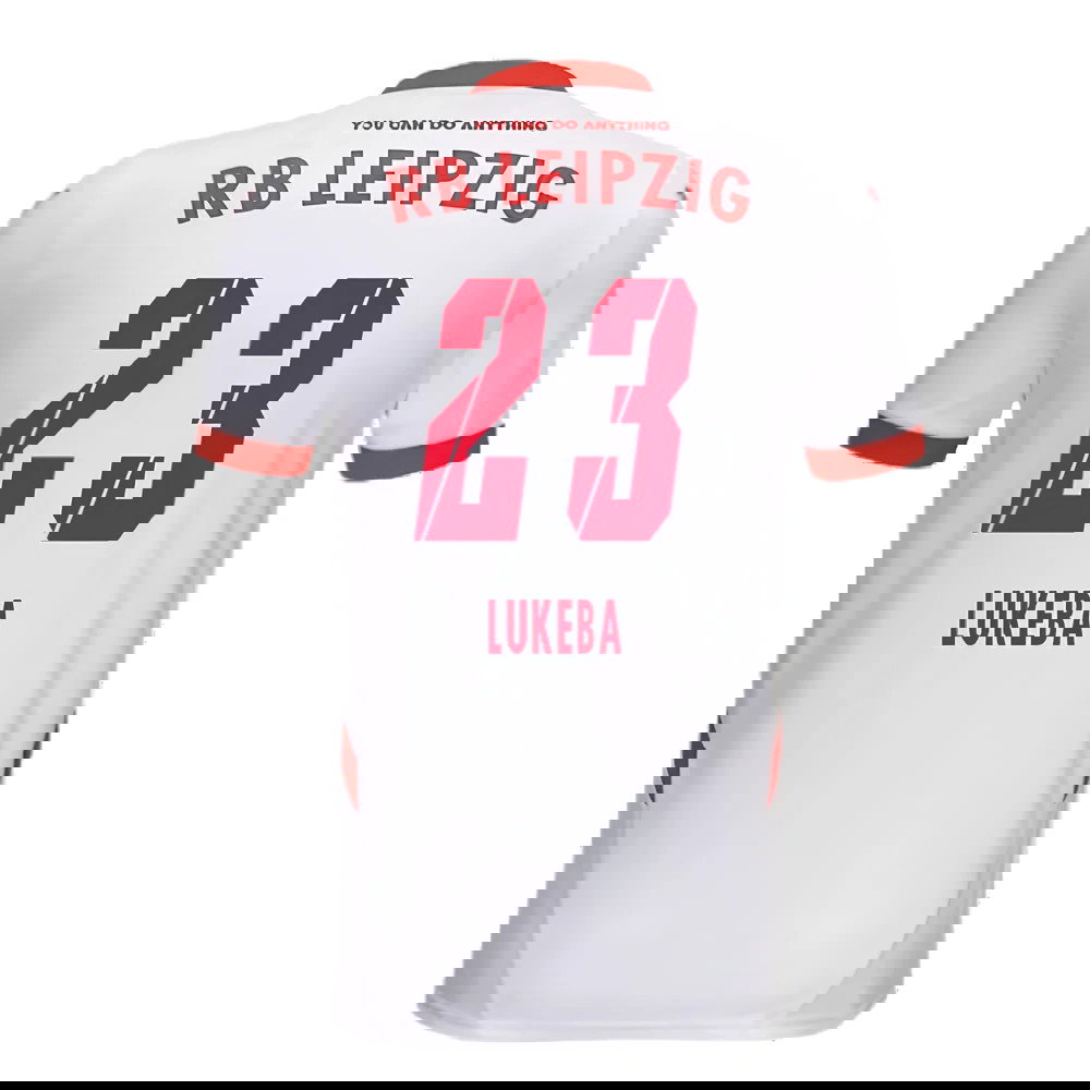 2024-2025 Red Bull Leipzig Home Shirt (Kids) (Lukeba 23)