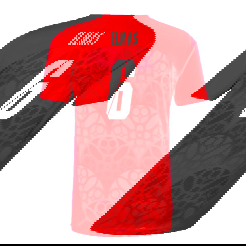 2024-2025 Red Bull Leipzig Pre-Match Shirt (Red) (Elmas 6)
