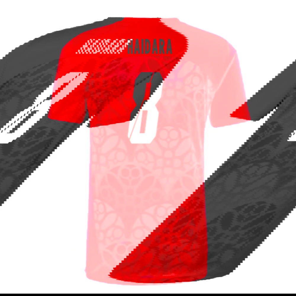 2024-2025 Red Bull Leipzig Pre-Match Shirt (Red) (Haidara 8)
