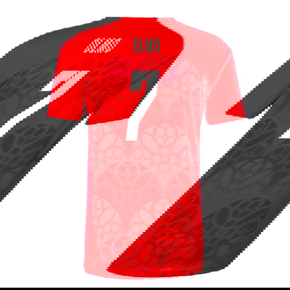 2024-2025 Red Bull Leipzig Pre-Match Shirt (Red) (Olmo 7)