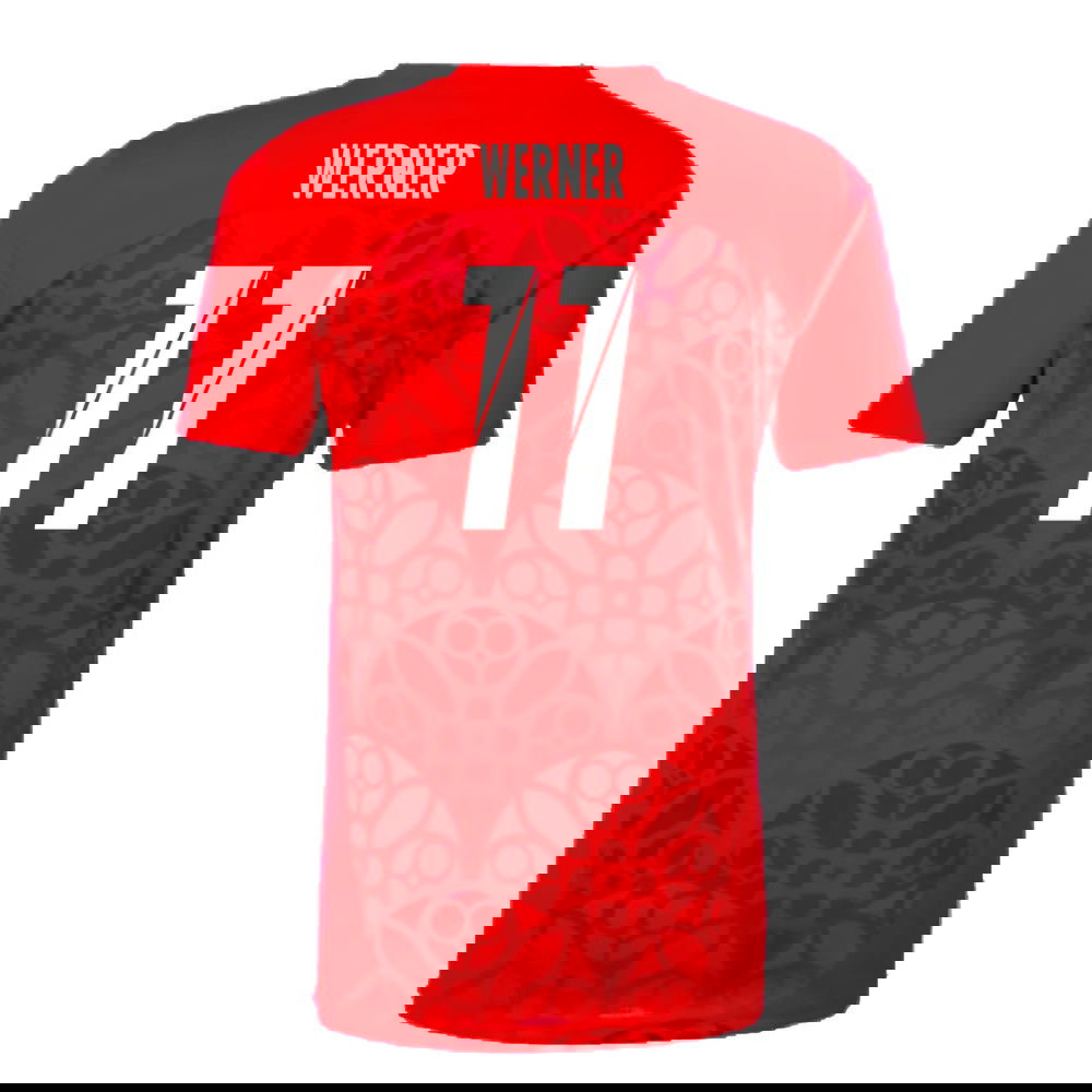 2024-2025 Red Bull Leipzig Pre-Match Shirt (Red) (Werner 11)
