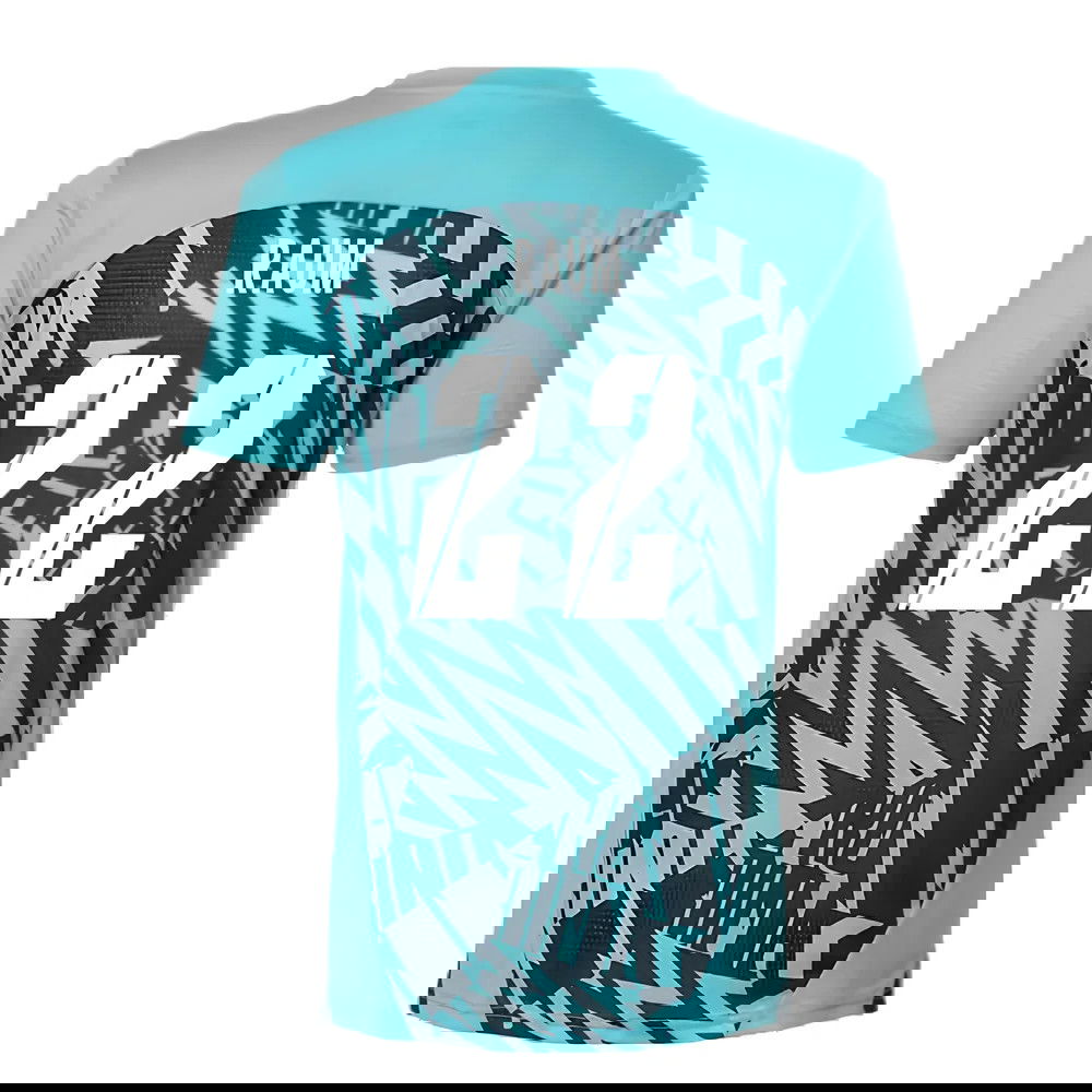 2024-2025 Red Bull Leipzig Pre-Match SS Shirt (Aqua) (Raum 22)