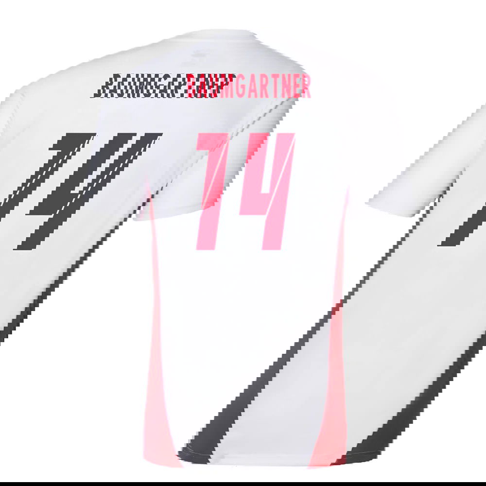 2024-2025 Red Bull Leipzig Training Shirt (White) (Baumgartner 14)