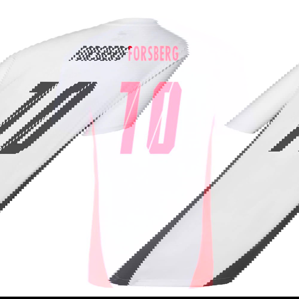 2024-2025 Red Bull Leipzig Training Shirt (White) (Forsberg 10)