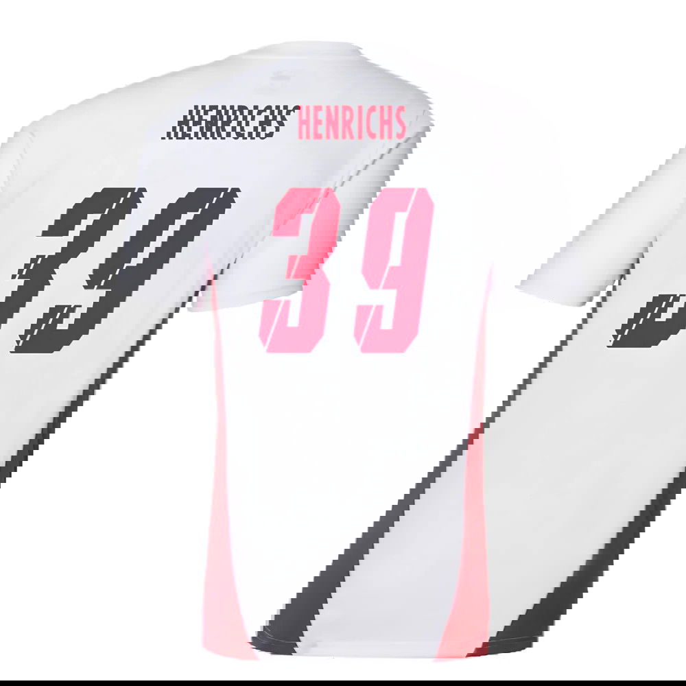 2024-2025 Red Bull Leipzig Training Shirt (White) (Henrichs 39)