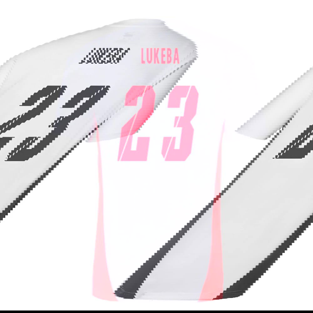 2024-2025 Red Bull Leipzig Training Shirt (White) (Lukeba 23)