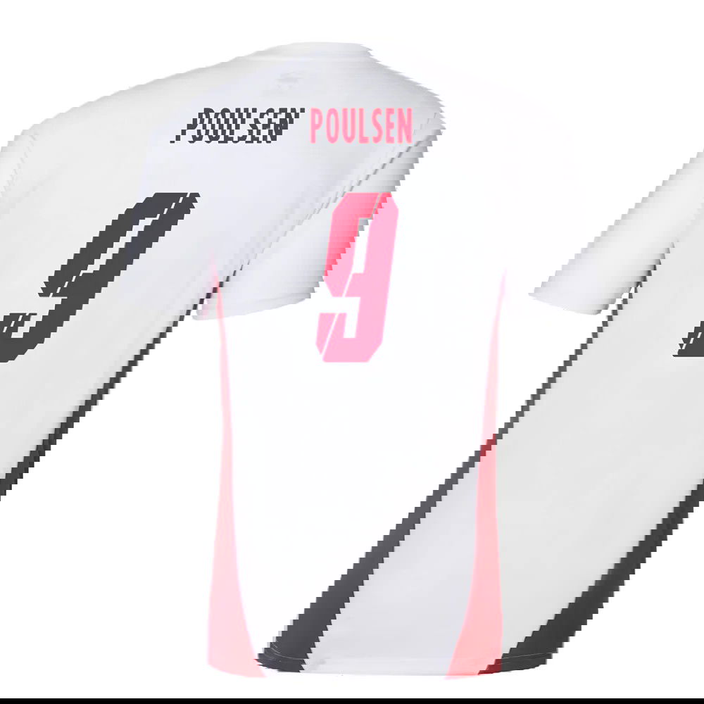 2024-2025 Red Bull Leipzig Training Shirt (White) (Poulsen 9)