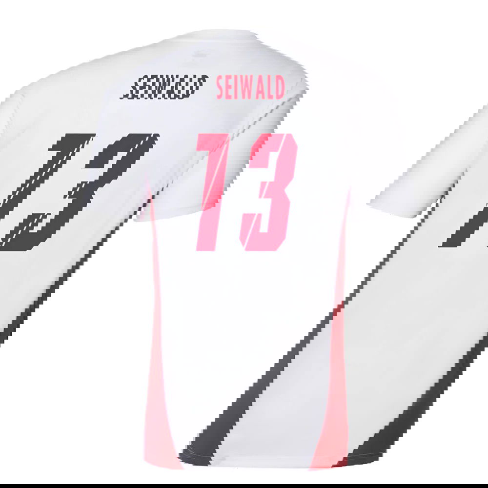 2024-2025 Red Bull Leipzig Training Shirt (White) (Seiwald 13)