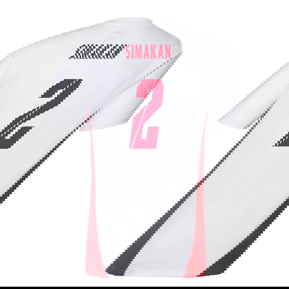 2024-2025 Red Bull Leipzig Training Shirt (White) (Simakan 2)