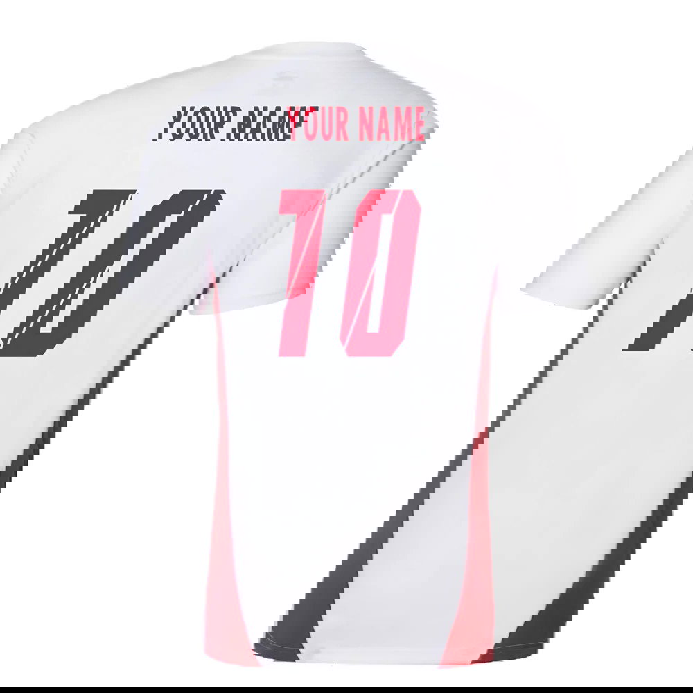 2024-2025 Red Bull Leipzig Training Shirt (White) (Your Name)