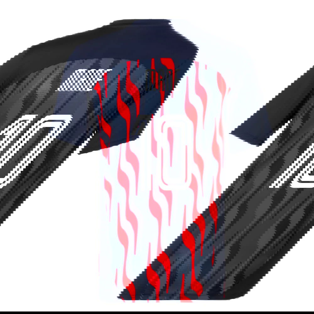 2024-2025 Red Bull Salzburg Pre-Match Shirt (Navy) (Mane 10)