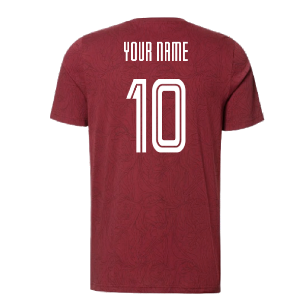 2024-2025 Red Bull Salzburg Training Shirt (Dark Clove) (Your Name)