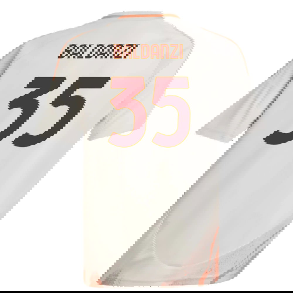 2024-2025 Roma Away Shirt (Kids) (Baldanzi 35)
