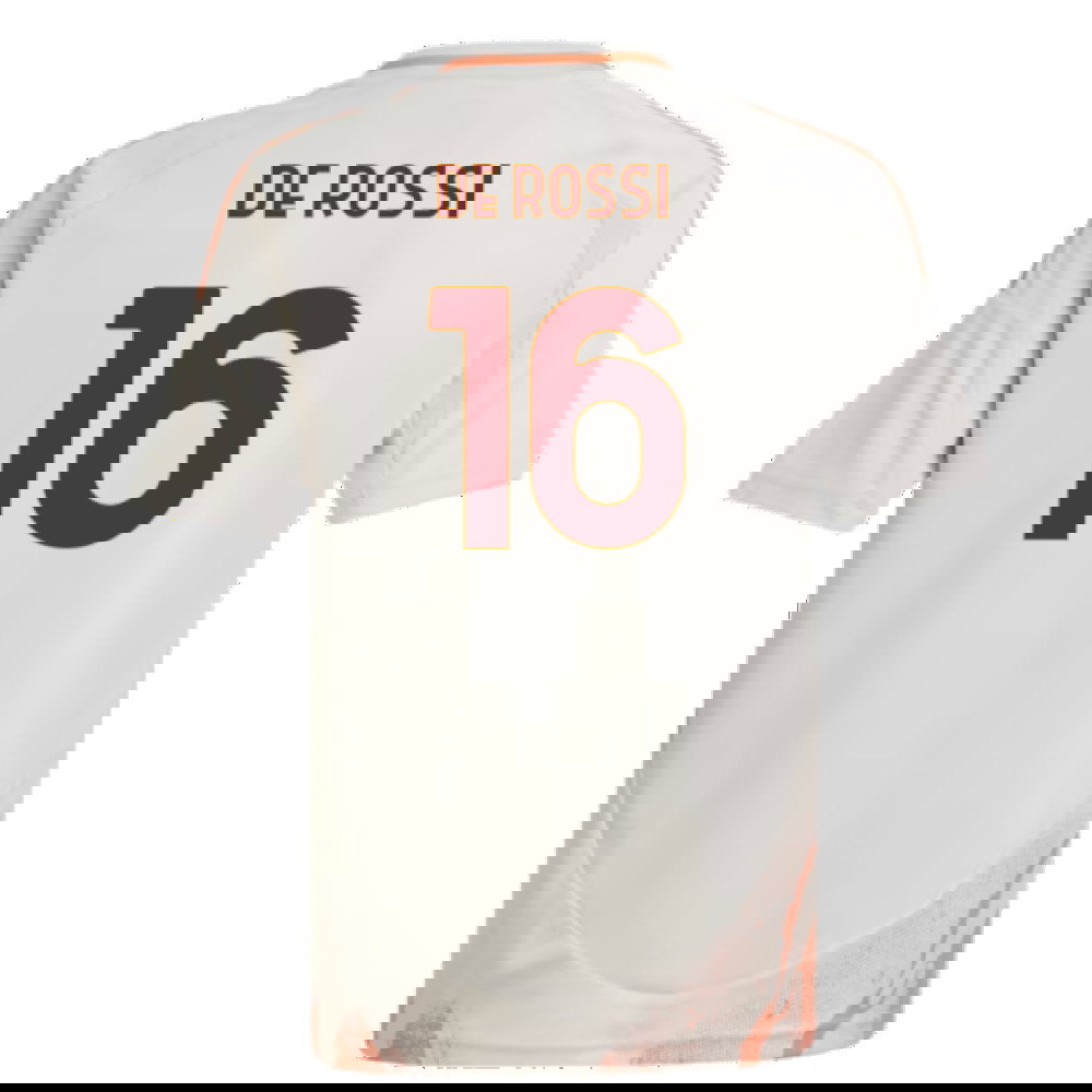 2024-2025 Roma Away Shirt (Kids) (De Rossi 16)