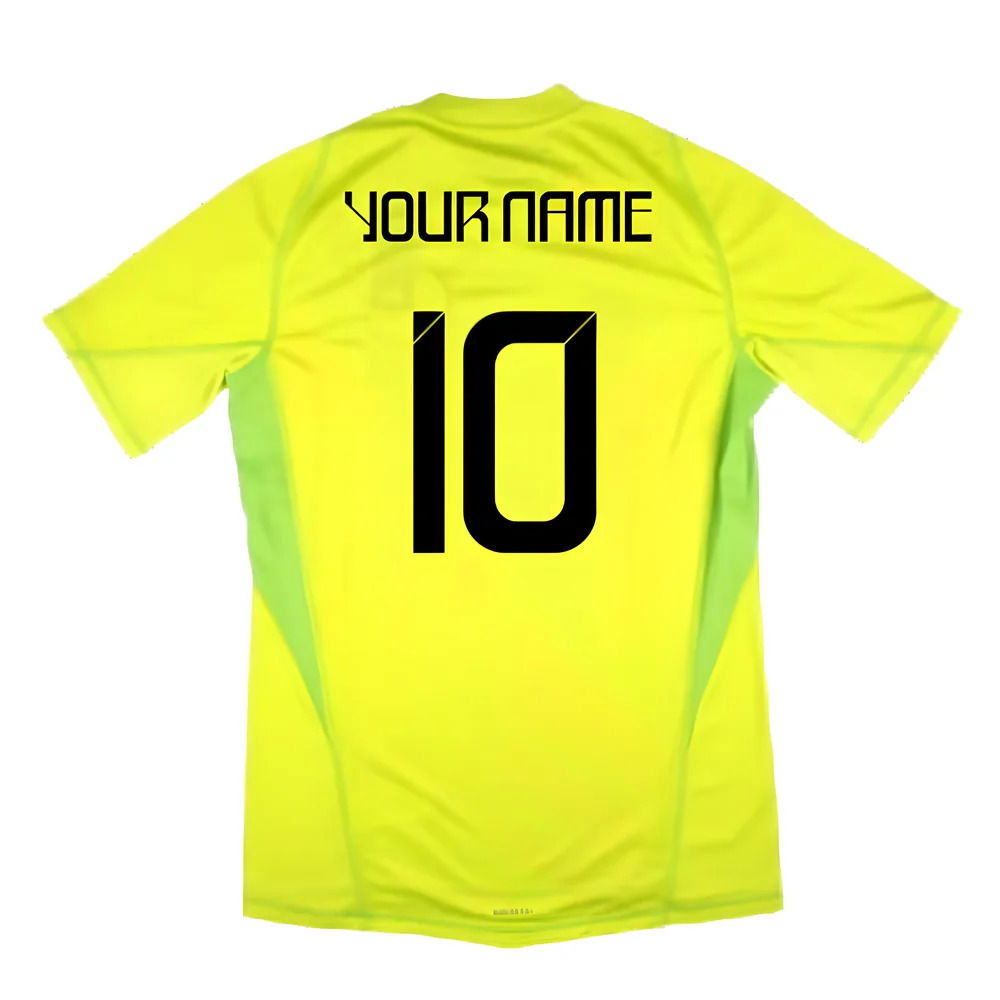 2024-2025 Scotland Home Goalkeeper Shirt (Yellow) (Your Name)