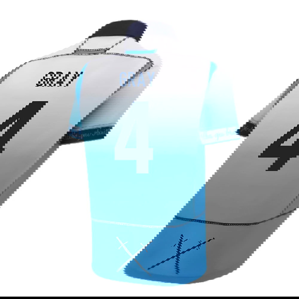 2024-2025 Scotland Rugby Away Replica Shirt (Kids) (Gray 4)