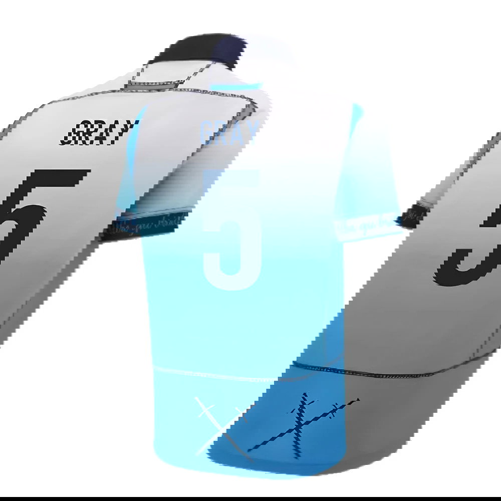 2024-2025 Scotland Rugby Away Replica Shirt (Kids) (Gray 5)