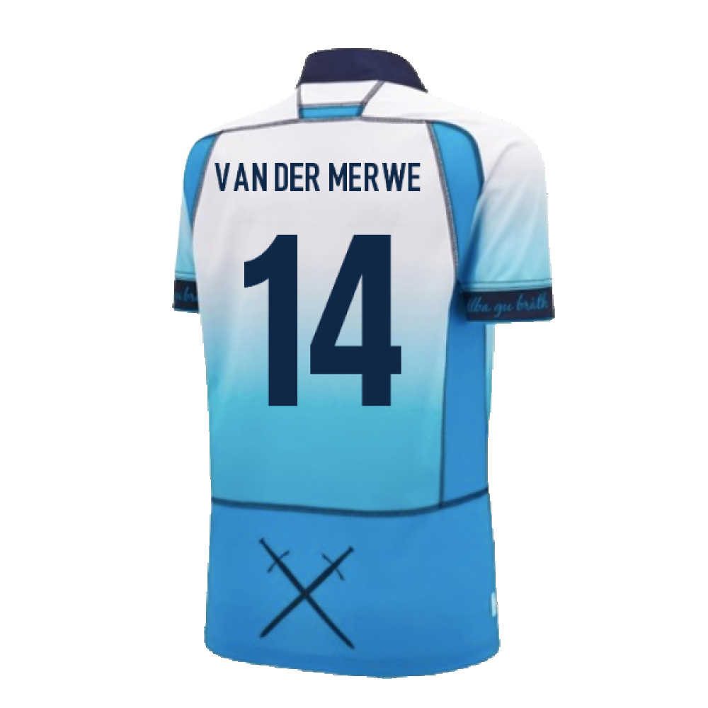 2024-2025 Scotland Rugby Away Replica Shirt (Womens) (Van Der Merwe 14)