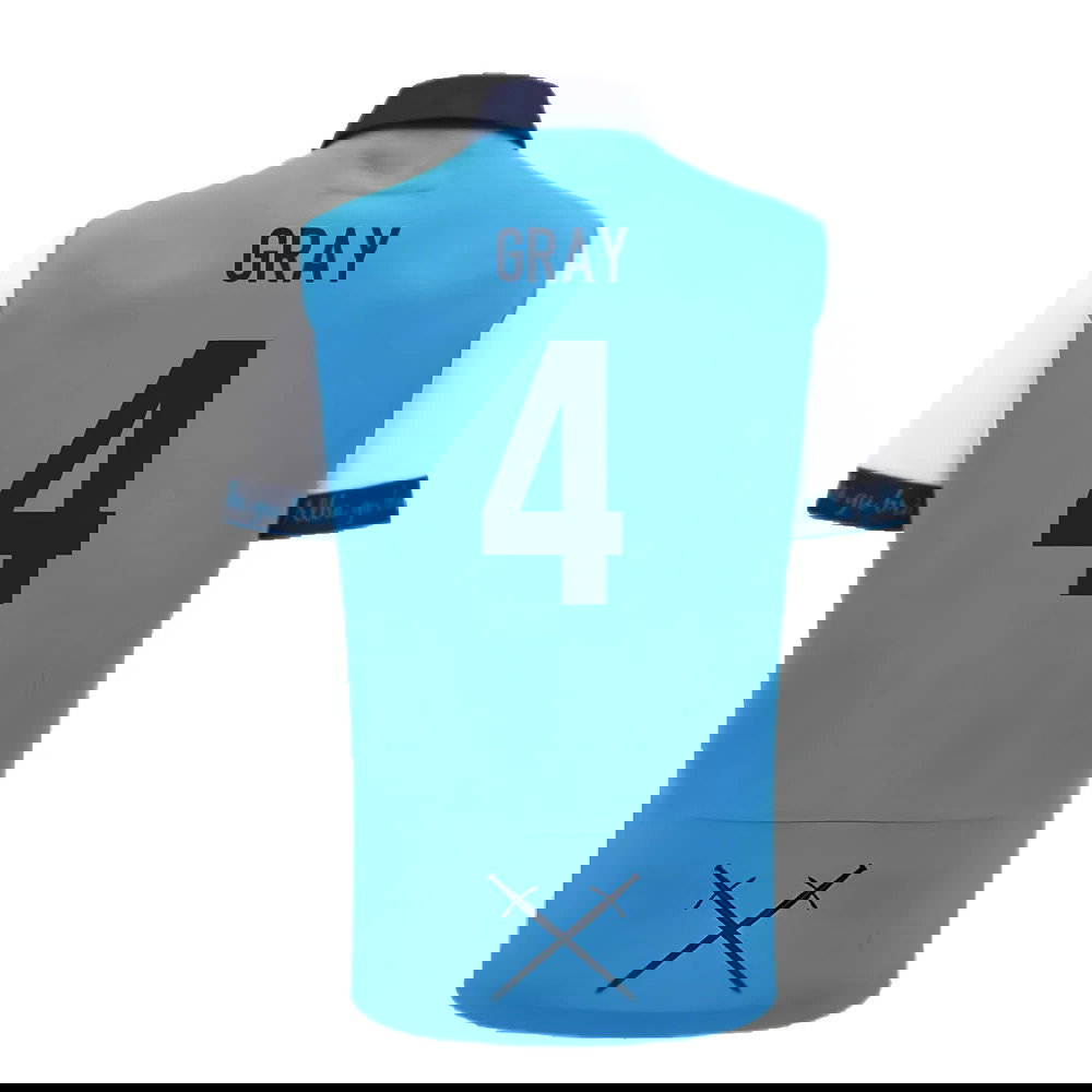 2024-2025 Scotland Rugby Away SS Cotton Shirt (Gray 4)