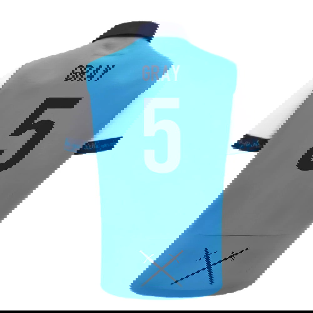 2024-2025 Scotland Rugby Away SS Cotton Shirt (Gray 5)