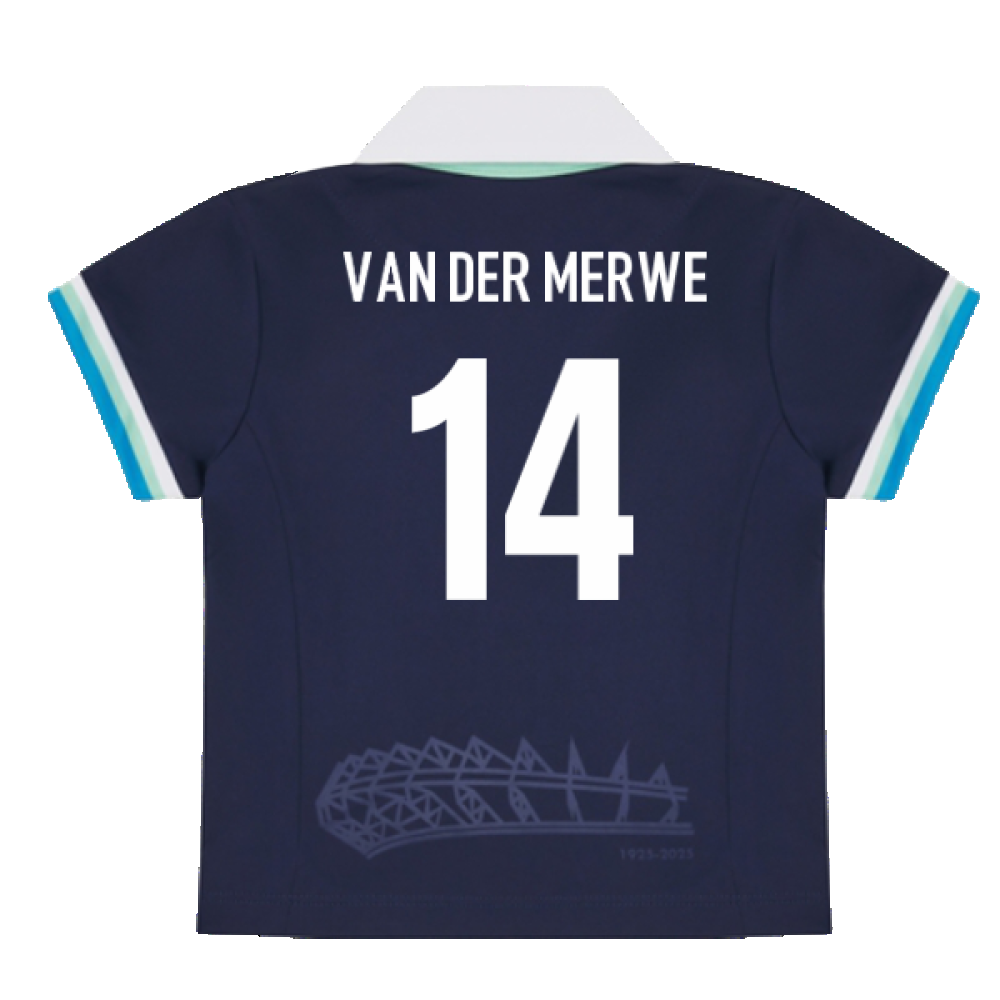 2024-2025 Scotland Rugby Home Baby Shirt (Van Der Merwe 14)