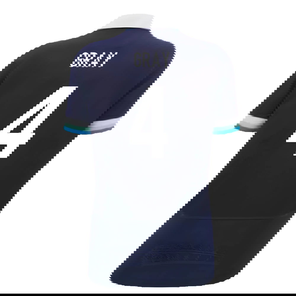 2024-2025 Scotland Rugby Home Cotton Shirt (Womens) (Gray 4)