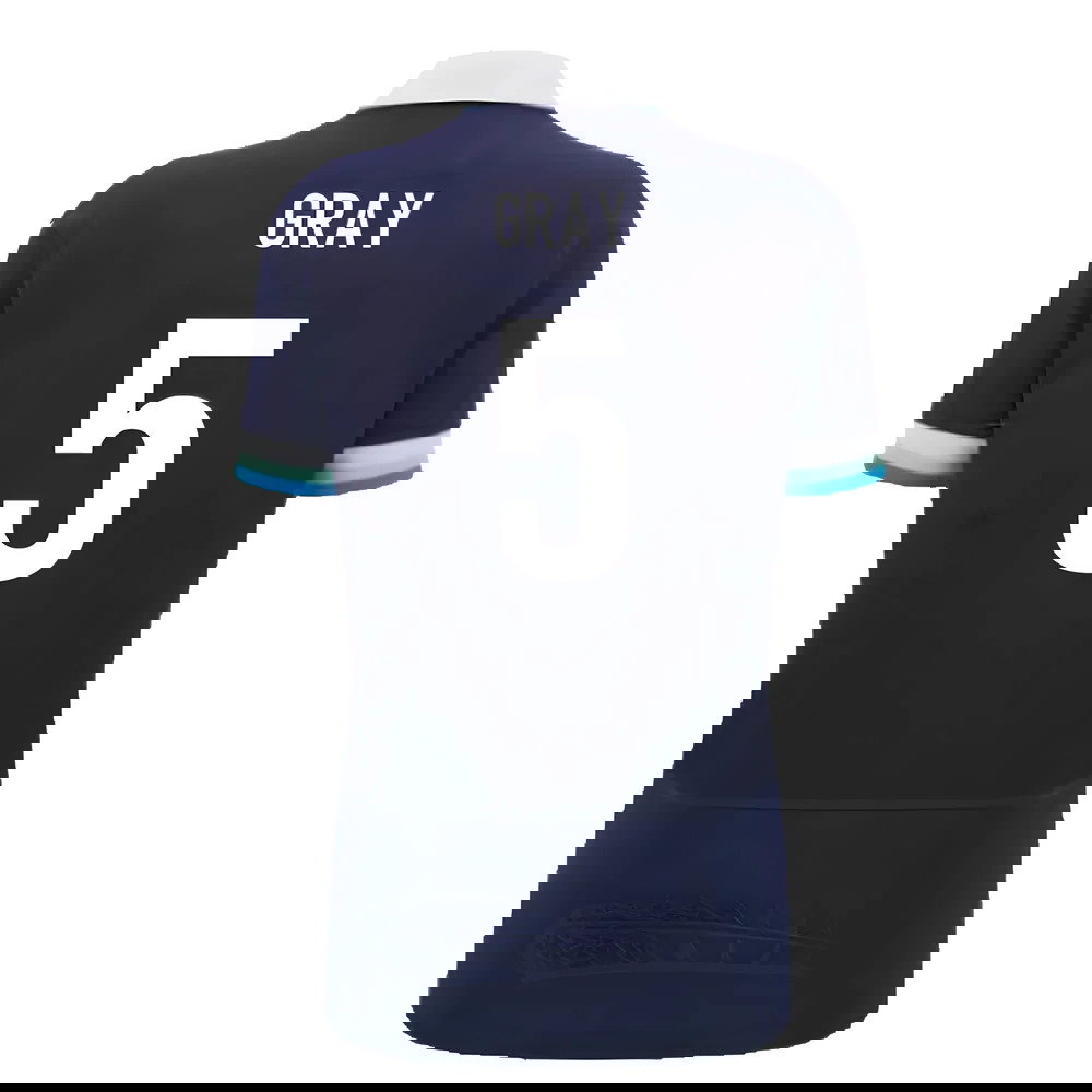 2024-2025 Scotland Rugby Home Cotton Shirt (Womens) (Gray 5)