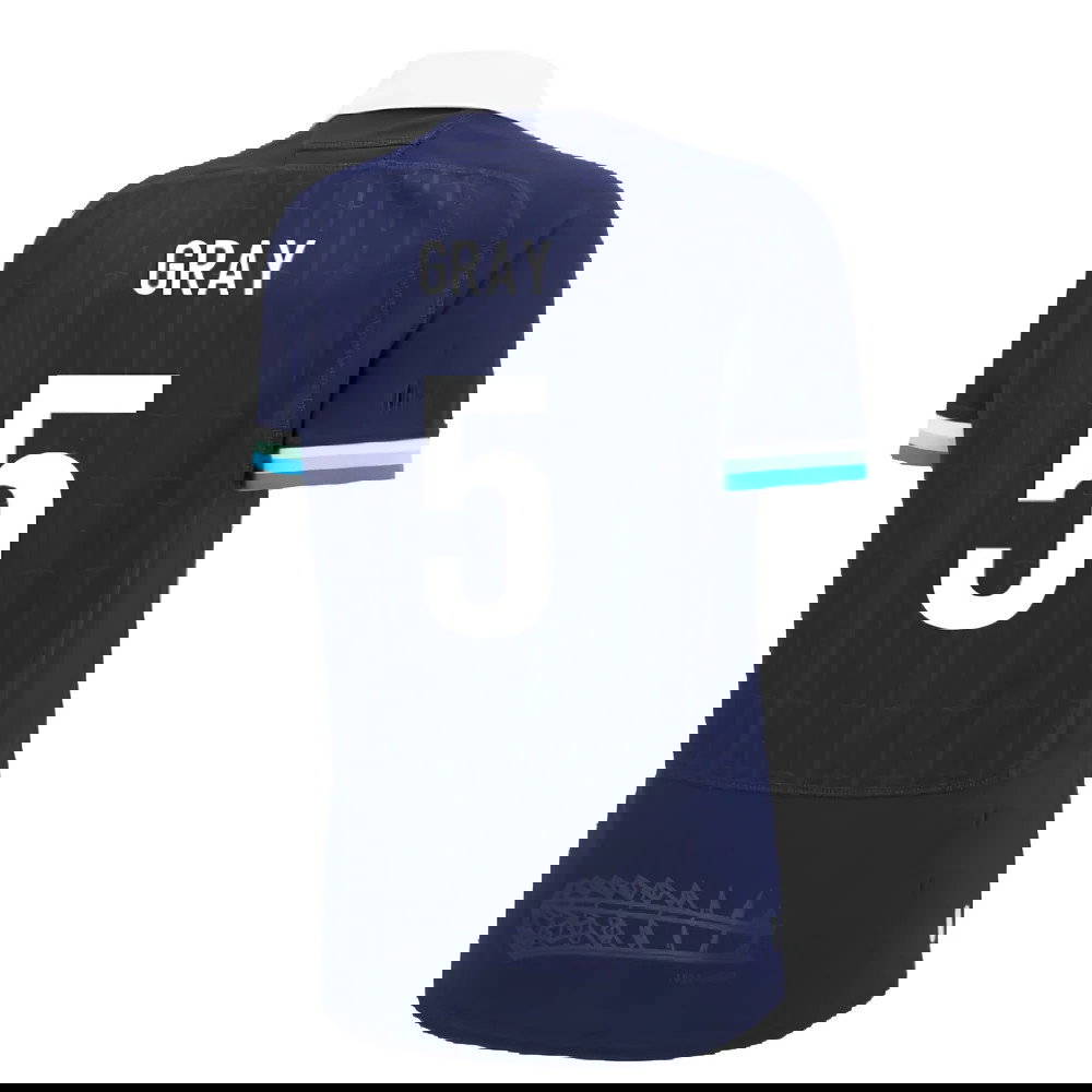 2024-2025 Scotland Rugby Home Poly Replica Shirt (Womens) (Gray 5)