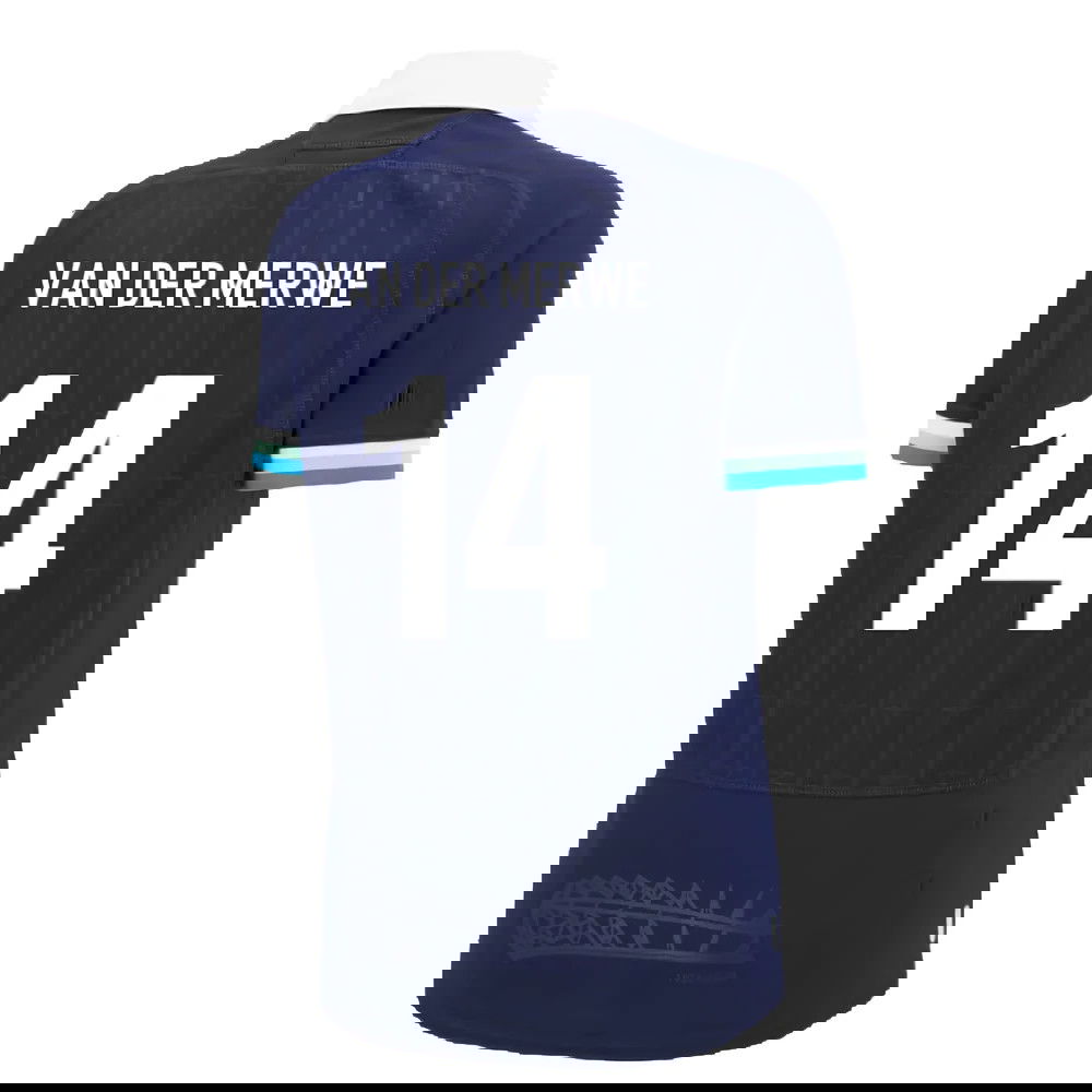 2024-2025 Scotland Rugby Home Poly Replica Shirt (Womens) (Van Der Merwe 14)